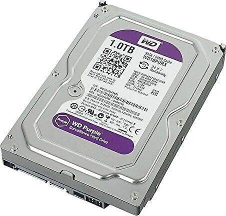 WD Purple WD10PURX Sata 3.0 5400 RPM 3.5 inç 1 TB Harddisk