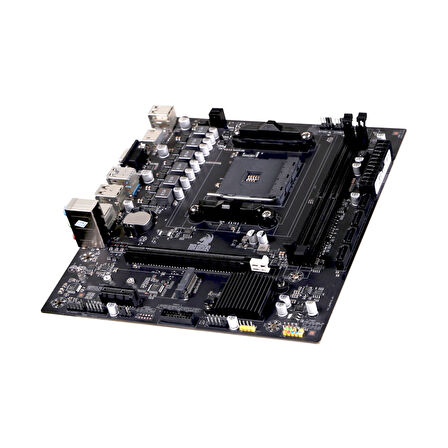 Dragos Dragmode B450M Sata,M2 Ddr4 3200MHz Usb 3.0 Vga Hdmi Ses G.Lan AM4 mATX Anakart