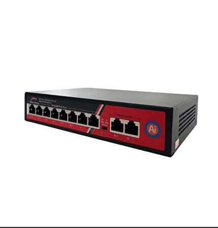 ZTECH ZR-1008 8+2 POE SWITCH 125W MEGABIT WATCHDOG