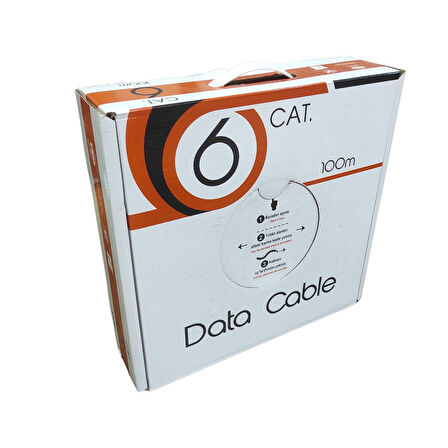 Emba Multi Color 100mt Cat-6 24 AWG Kablo