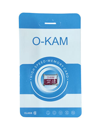 O-KAM 64gb Hafıza Kartı Solar-wifi Kameralara Uyumlu