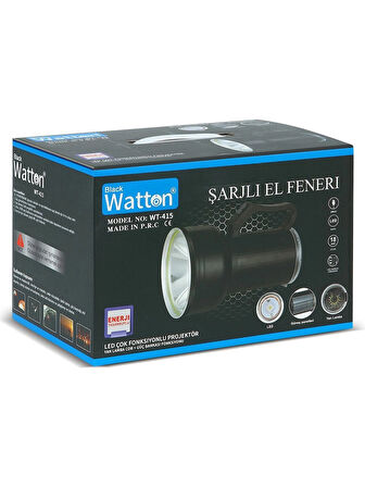 Watton WT-415 GT Led Taşınabilir Güneş Solar Ledli Fener 