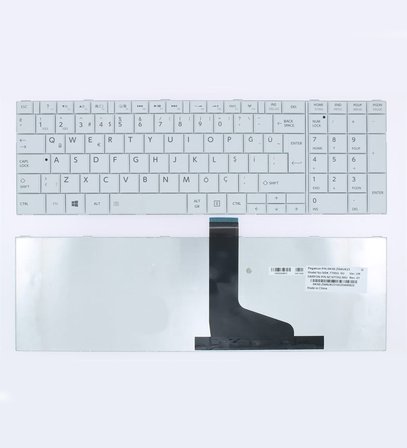 Toshiba Satellite C850-F22T Klavye Türkçe Beyaz