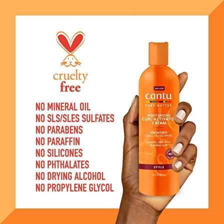 Cantu Doğal Saçlar İçin Bukle Nemlendirici ve Belirginleştirici Krem 355 mL