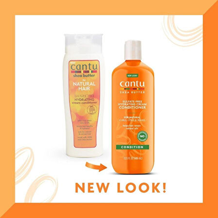 Cantu Kıvırcık ve Dalgalı Saçlar Sülfat İçermeyen Nemlendirici Saç Kremi 400 mL