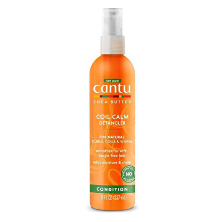 Cantu Shea Yağlı Dolaşmayan ve Yumuşatan Kolay Saç Tarama Spreyi 237 mL