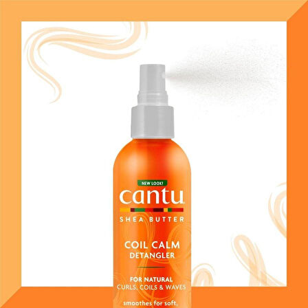 Cantu Shea Yağlı Dolaşmayan ve Yumuşatan Kolay Saç Tarama Spreyi 237 mL