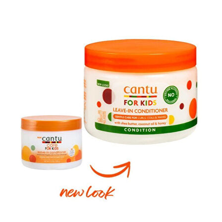 Cantu Kids Kıvırcık ve Dalgalı Çocuklar İçin Durulanmayan Saç Kremi 283 gr