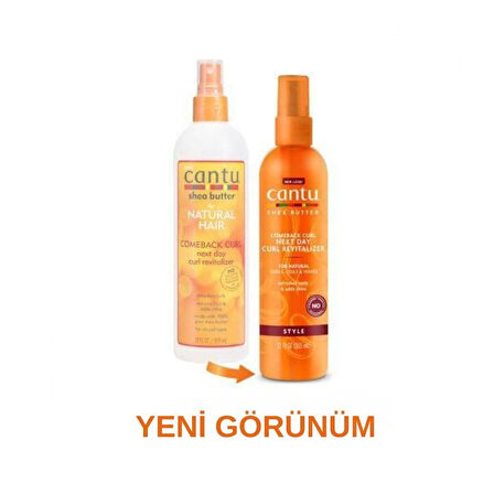 Cantu Doğal Saçlar İçin Bukleleri Geri Getiren Saç Spreyi 355 mL