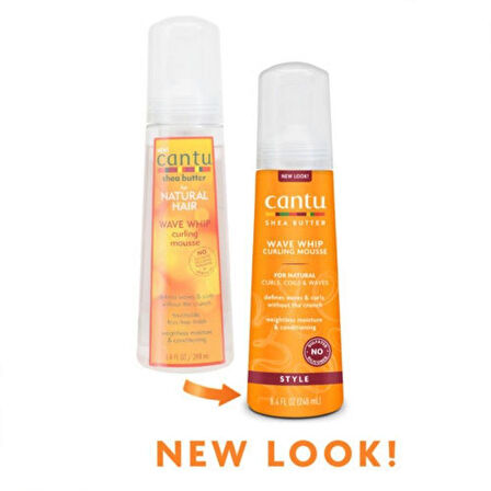 Cantu Shea Yağı Doğal Saçlar İçin Dalgalar ve Bukleler Oluşmasını Sağlayan Saç Köpüğü 248 mL
