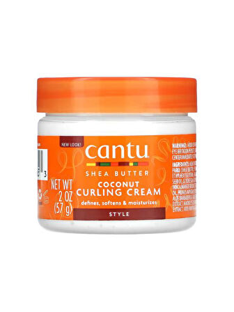 Cantu Kıvırcık ve Dalgalı Saçlar İçin Hindistan Cevizli Bukle Yapıcı Saç Kremi Mini Seyahat Boy 57 gr
