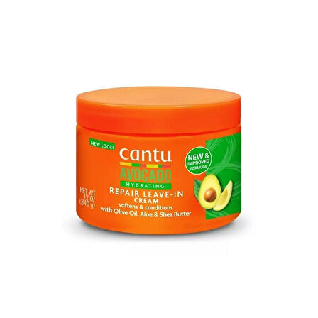 Cantu Avokado Yağlı Nemlendirici Onarıcı Durulanmayan Saç Kremi 340GR