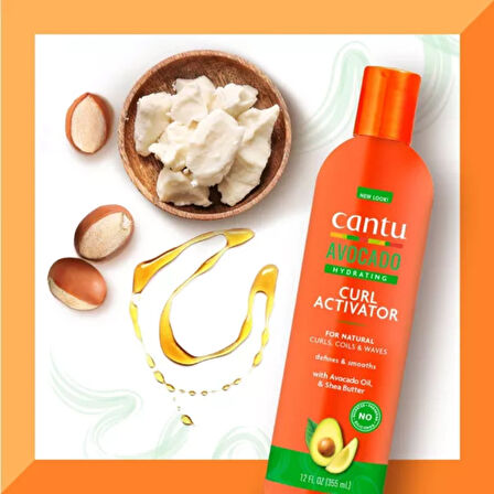 Cantu Avokado Yağı  Bukleleri Belirginleştiren Saç Kremi 355mL