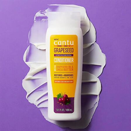 Cantu Üzüm Çekirdeği Güçlendirici Saç Kremi 400mL