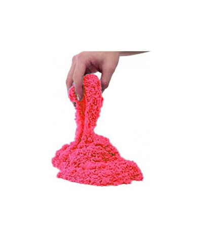 Kinetik kum 1kg - Kırmızı Renk