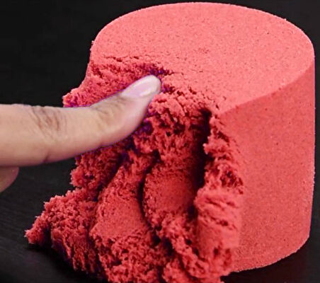 Kinetik kum 1kg - Kırmızı Renk