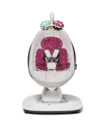 4Moms Mamaroo 5.0 Çift Yönlü Yenidoğan Destek Pedi Maroon Plus