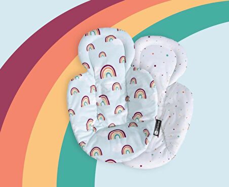 4Moms MAMAROO Yeni Doğan Destek Pedi Rainbow