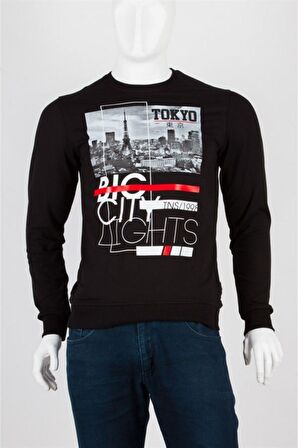 Tokyo Unisex Pamuklu Slim Fit Sweatshirt Medium