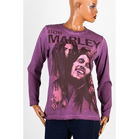 Bob Marley Unisex Pamuklu Regular Fit Tişört Medium