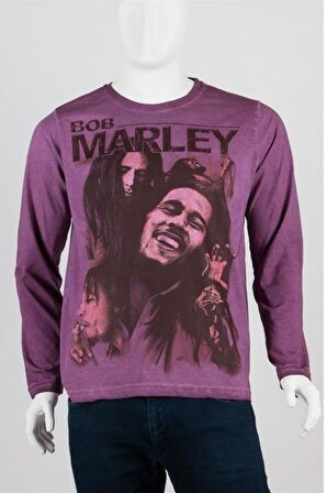 Bob Marley Unisex Pamuklu Regular Fit Tişört Medium