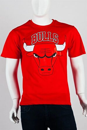 Chicago Bulls Unisex Pamuklu Regular Fit Tişört Medium