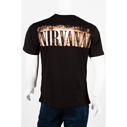 Nirvana Müzik Grubu Unisex Pamuklu Regular Fit Tişört Large