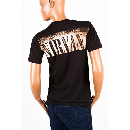 Nirvana Müzik Grubu Unisex Pamuklu Regular Fit Tişört Large