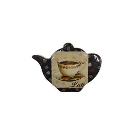 Latte Temalı Buzdolabı Magneti No:2