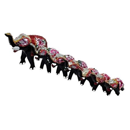 Dekoratif Yedili Bereket Filleri Polyester Şans Servet Hediye