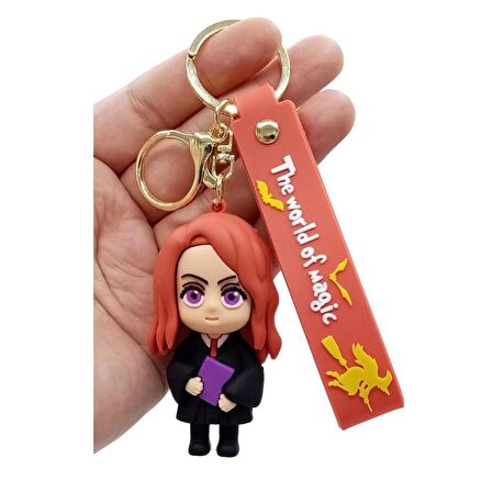 Harry Potter Ginny Weasley 3D Silikon Anahtarlık