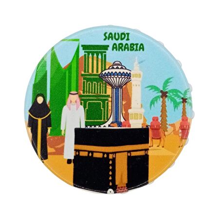 Suudi Arabistan Temalı Magnet Kapak Açacak