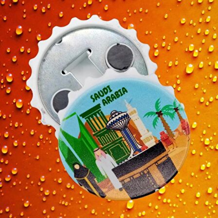 Suudi Arabistan Temalı Magnet Kapak Açacak