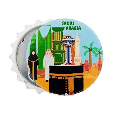 Suudi Arabistan Temalı Magnet Kapak Açacak