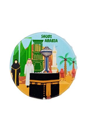 Suudi Arabistan Temalı Magnet Kapak Açacak