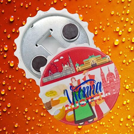 Avusturya Temalı Magnet Kapak Açacak