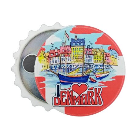 Danimarka Temalı Magnet Kapak Açacak