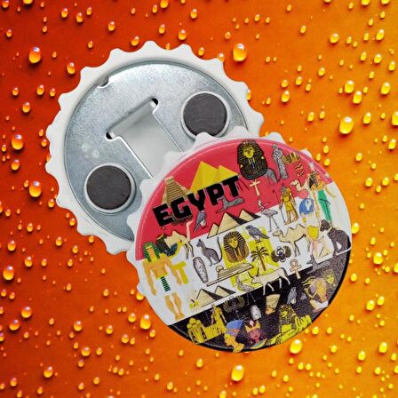 Mısır Temalı Magnet Kapak Açacak