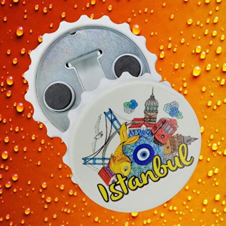 İstanbul Temalı Magnet Kapak Açacak