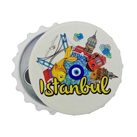 İstanbul Temalı Magnet Kapak Açacak