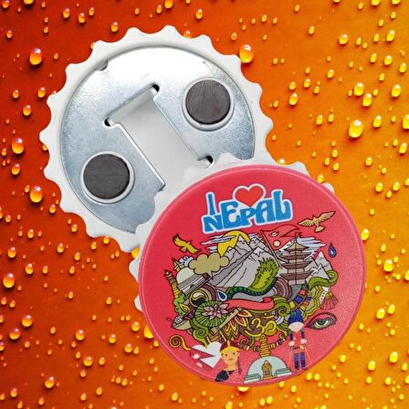 Nepal Temalı Magnet Kapak Açacak