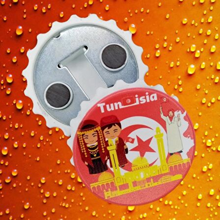 Tunus Temalı Magnet Kapak Açacak