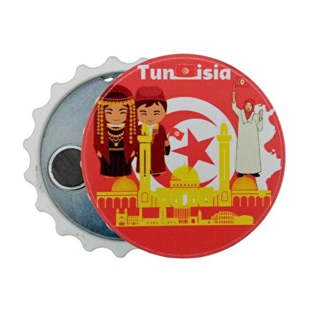 Tunus Temalı Magnet Kapak Açacak