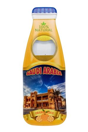 Suudi Arabistan Temalı Magnet Şişe Açacak