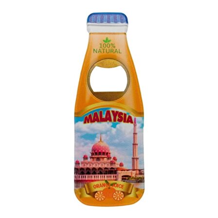 Malezya Temalı Magnet Şişe Açacak