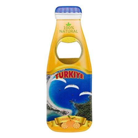 Türkiye Temalı Magnet Şişe Açacak