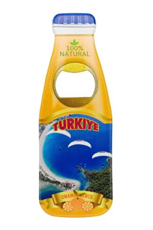 Türkiye Temalı Magnet Şişe Açacak
