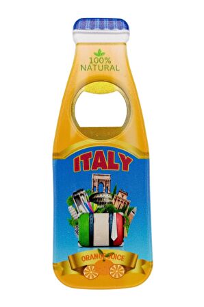 İtalya Temalı Magnet Şişe Açacak