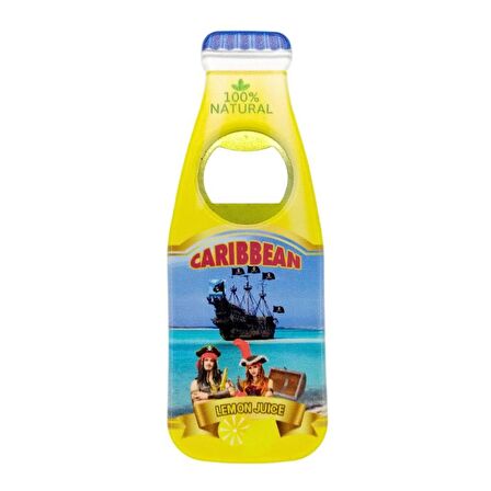 Karayipler Temalı Magnet Şişe Açacak