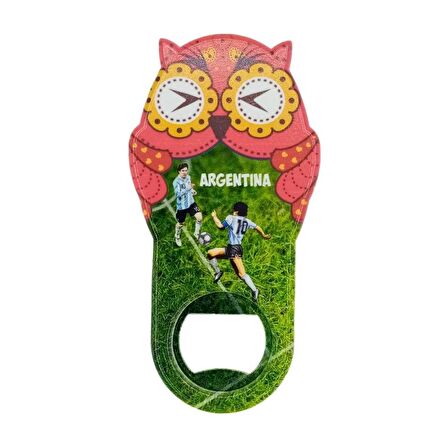 Arjantin Temalı Baykuş Magnet Kapak Açacak
